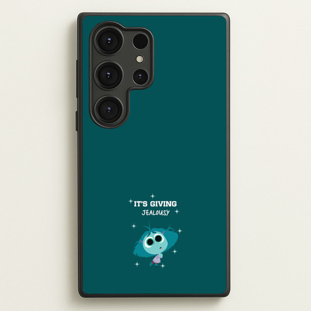 It's Giving Jelousy - Inside Out - Disney Phone Case for Galaxy S25 Ultra