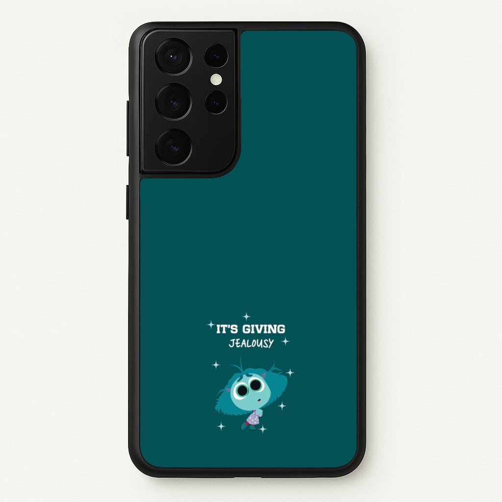 It's Giving Jelousy - Inside Out - Disney Phone Case for Galaxy S21 Ultra