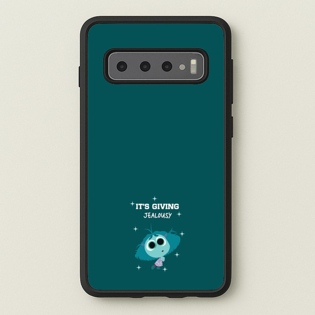 It's Giving Jelousy - Inside Out - Disney Phone Case for Galaxy S10 Plus