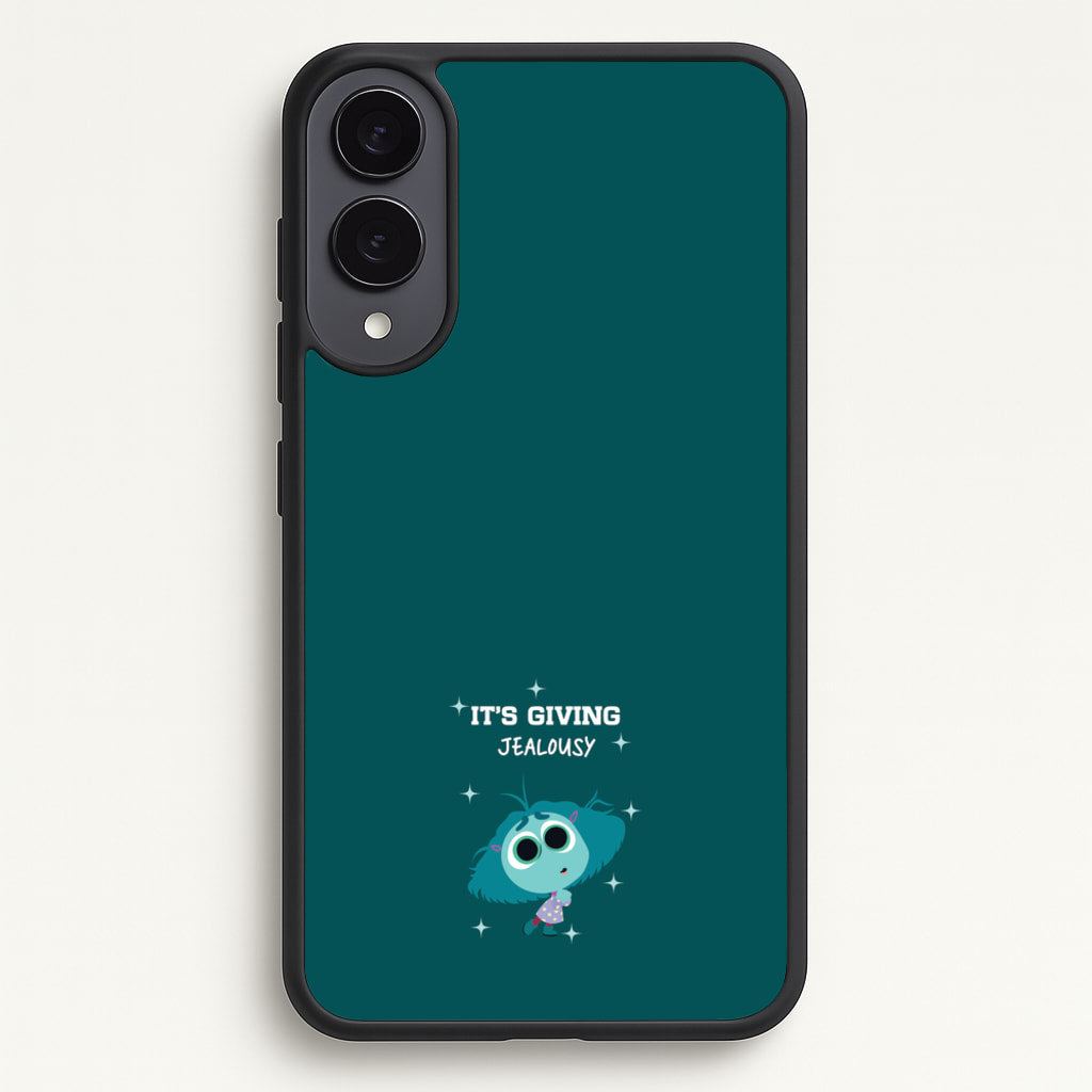 It's Giving Jelousy - Inside Out - Disney Phone Case for Galaxy S25 Edge