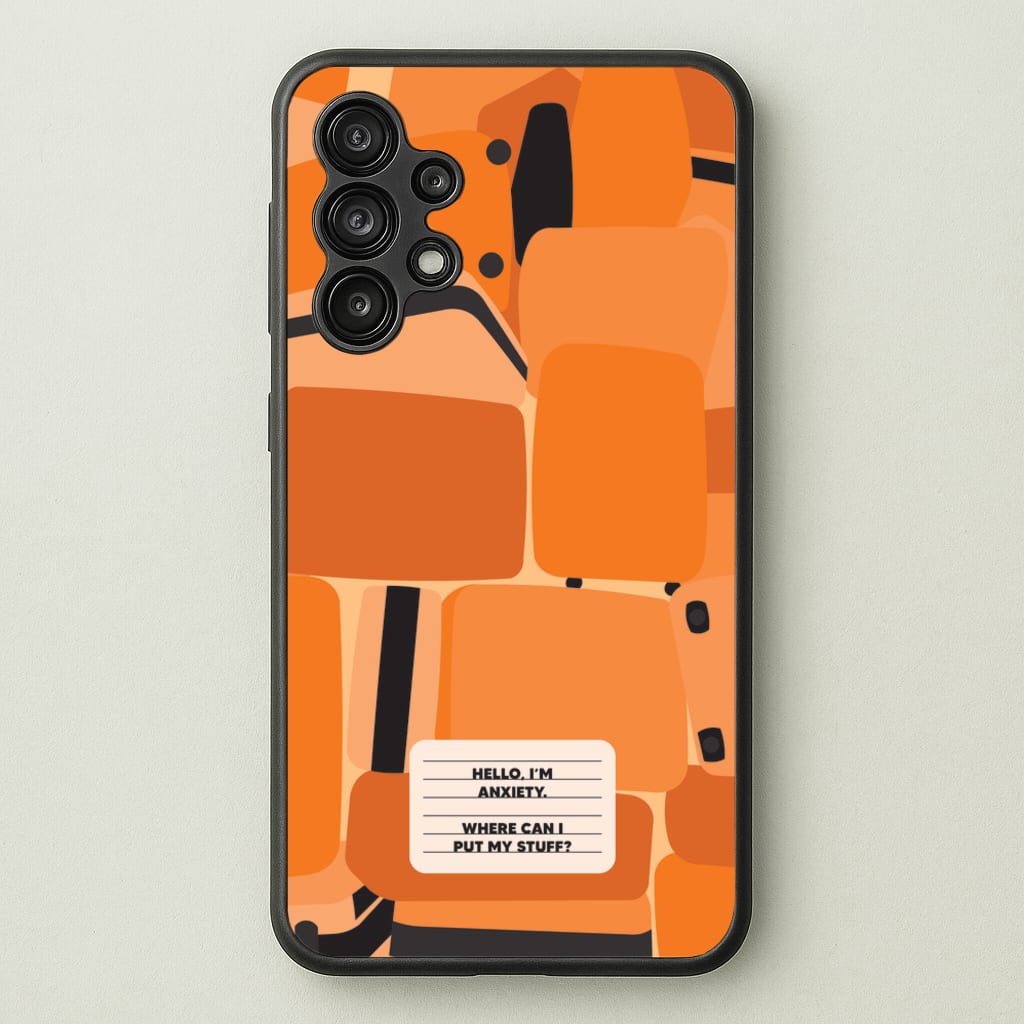 Hello I'm Anxiety - Inside Out - Disney Phone Case for Galaxy A13