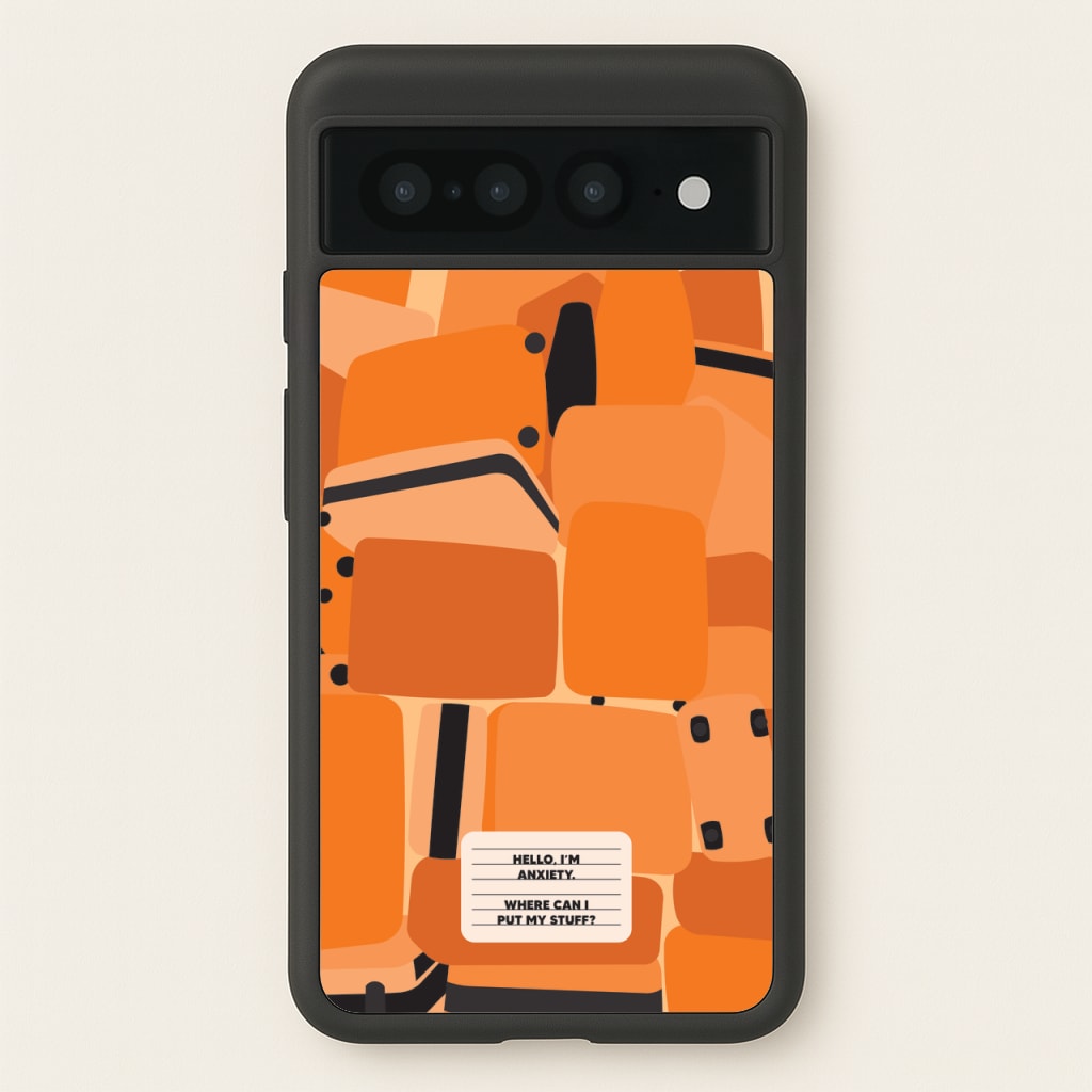 Hello I'm Anxiety - Inside Out - Disney Phone Case for Google Pixel 7 Pro