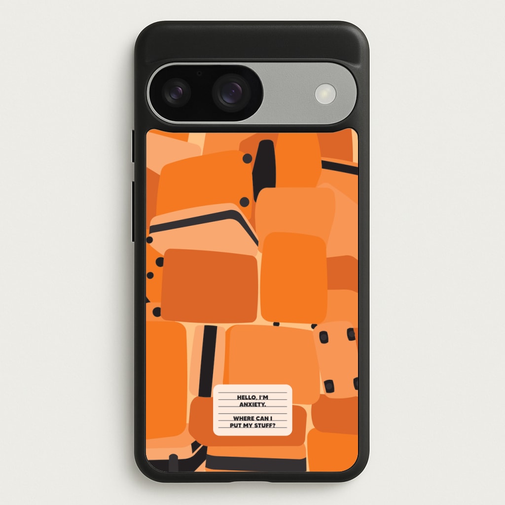 Hello I'm Anxiety - Inside Out - Disney Phone Case for Google Pixel 9 / 9 Pro