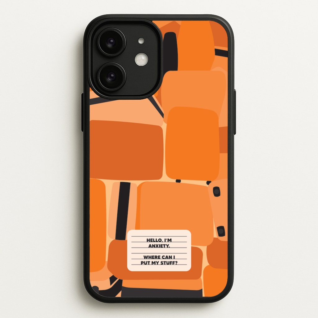 Hello I'm Anxiety - Inside Out - Disney Phone Case for iPhone 11