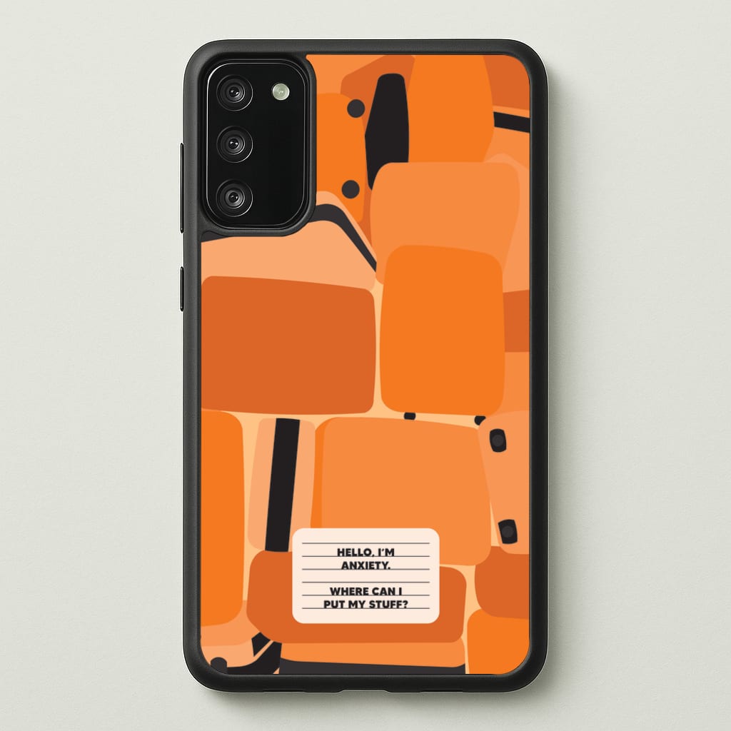 Hello I'm Anxiety - Inside Out - Disney Phone Case for Galaxy A41