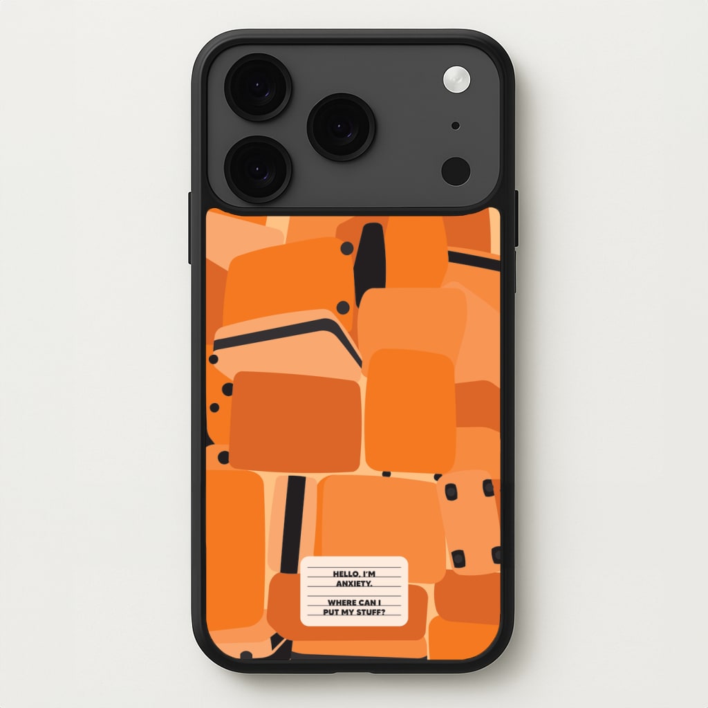 Hello I'm Anxiety - Inside Out Phone Case for iPhone 17 Pro