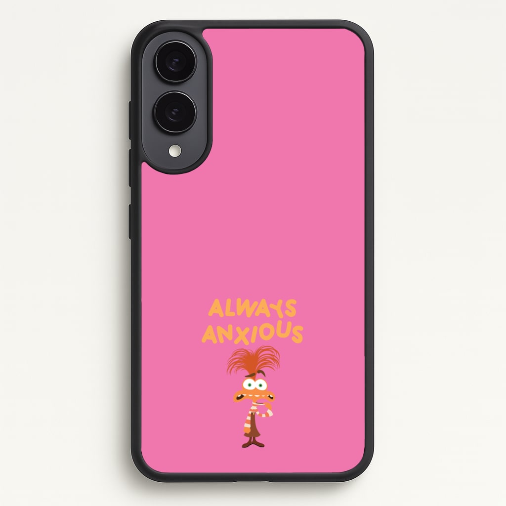Always Anxious - Inside Out - Disney Phone Case for Galaxy S25 Edge