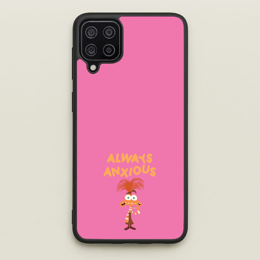 Always Anxious - Inside Out - Disney Phone Case for Galaxy A12