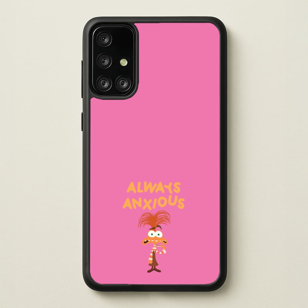 Always Anxious - Inside Out - Disney Phone Case for Galaxy A71