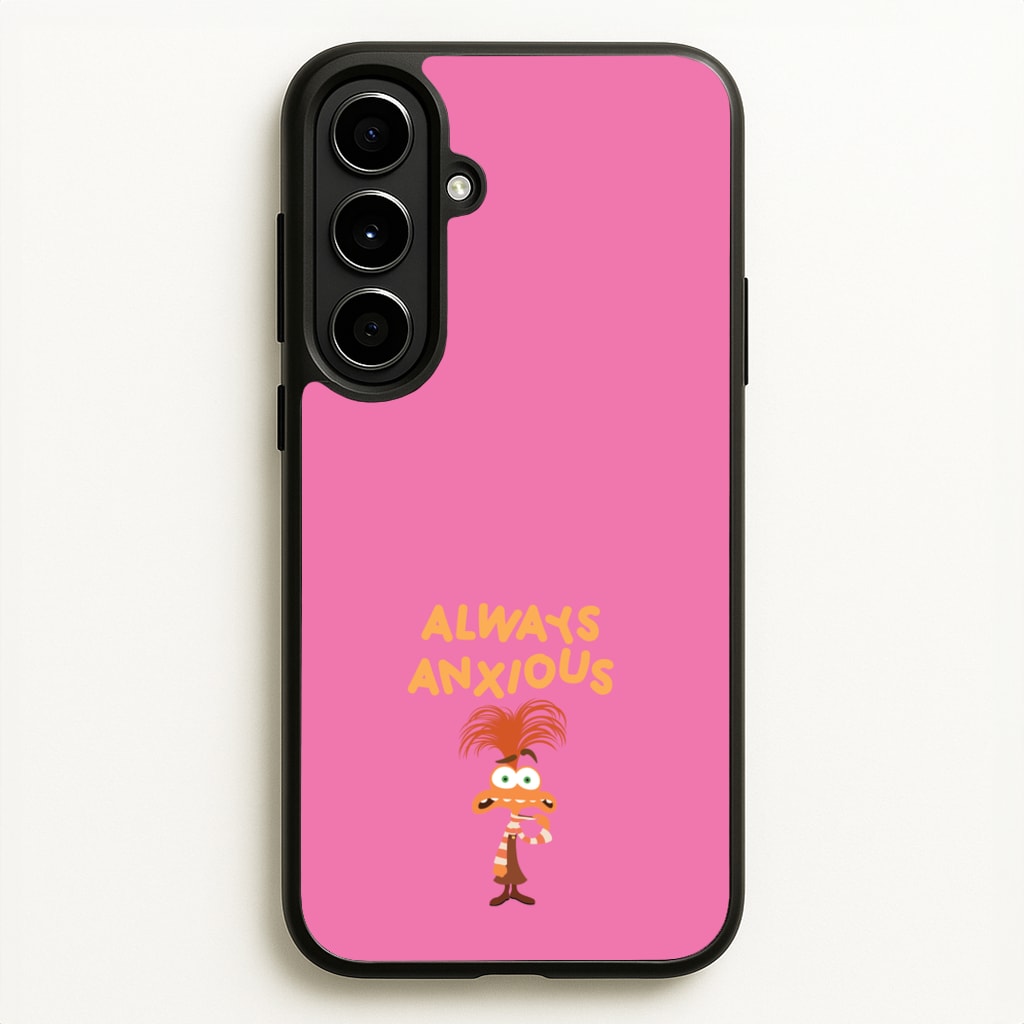 Always Anxious - Inside Out - Disney Phone Case for Galaxy A56