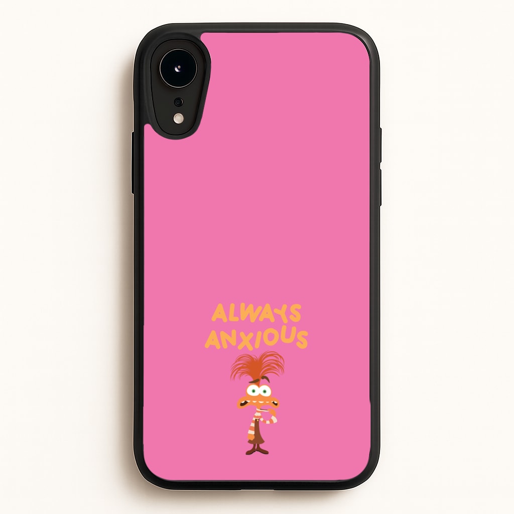 Always Anxious - Inside Out - Disney Phone Case for iPhone XR