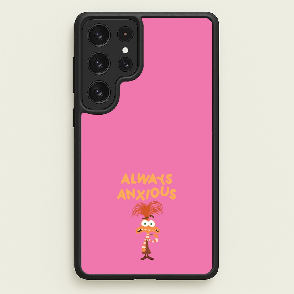 Always Anxious - Inside Out - Disney Phone Case for Galaxy S22 Ultra