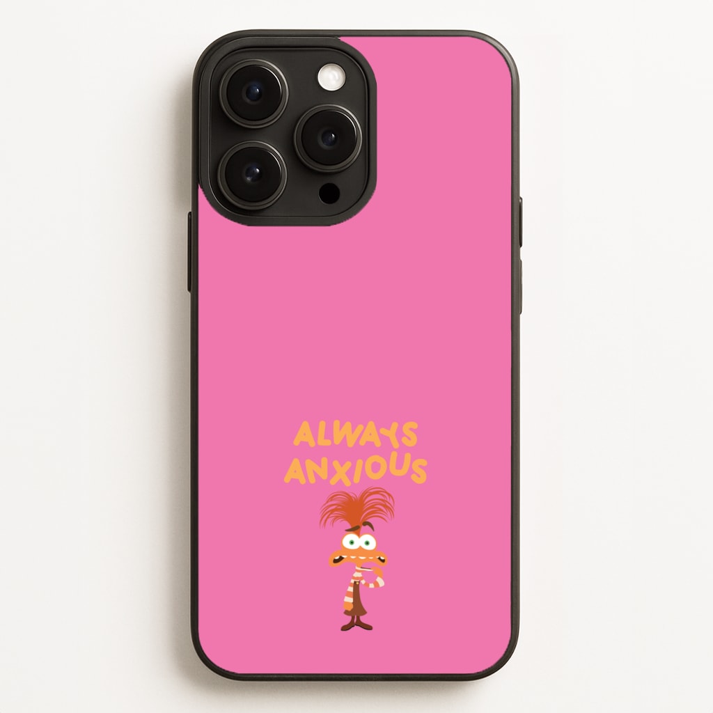 Always Anxious - Inside Out - Disney Phone Case for iPhone 12 Pro Max