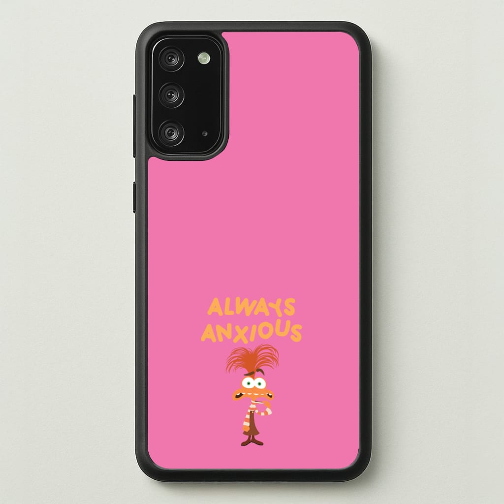 Always Anxious - Inside Out - Disney Phone Case for Galaxy Note 20