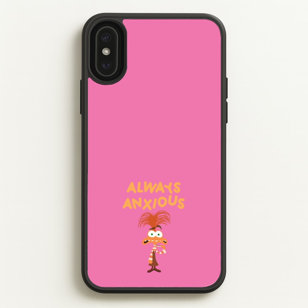 Always Anxious - Inside Out  - Disney Phone Case for iPhone XS Max