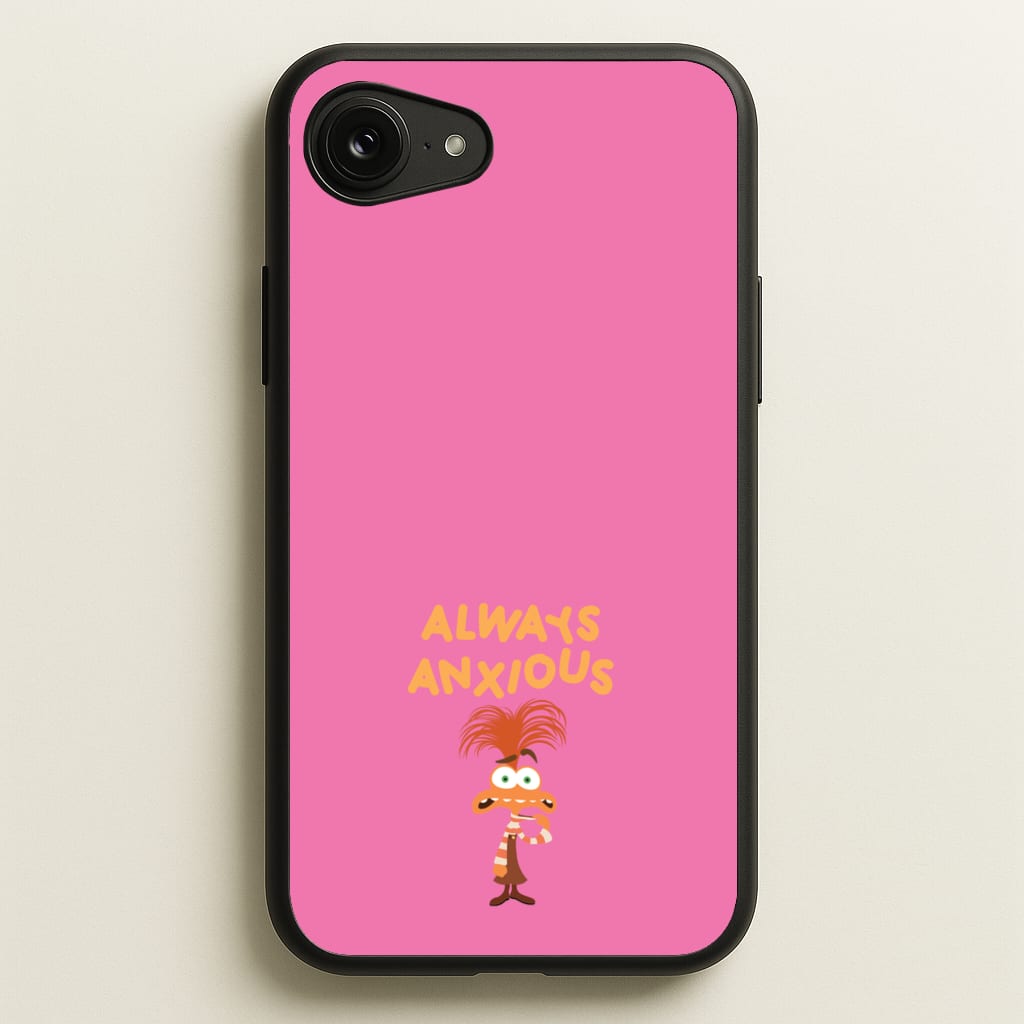 Always Anxious - Inside Out - Disney Phone Case for iPhone 16e