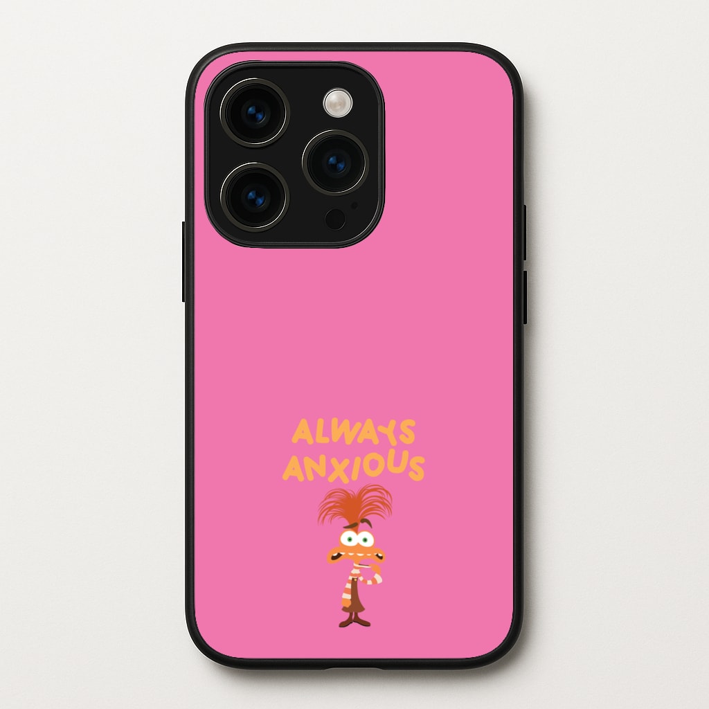 Always Anxious - Inside Out - Disney Phone Case for iPhone 14 Pro