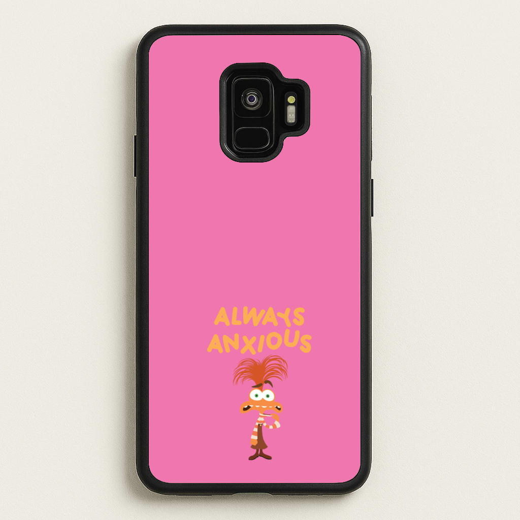 Always Anxious - Inside Out - Disney Phone Case for Galaxy S9