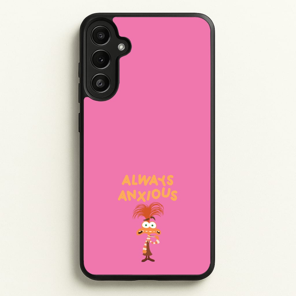 Always Anxious - Inside Out - Disney Phone Case for Galaxy A36