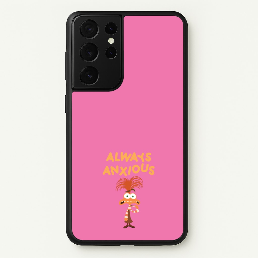 Always Anxious - Inside Out - Disney Phone Case for Galaxy S21 Ultra