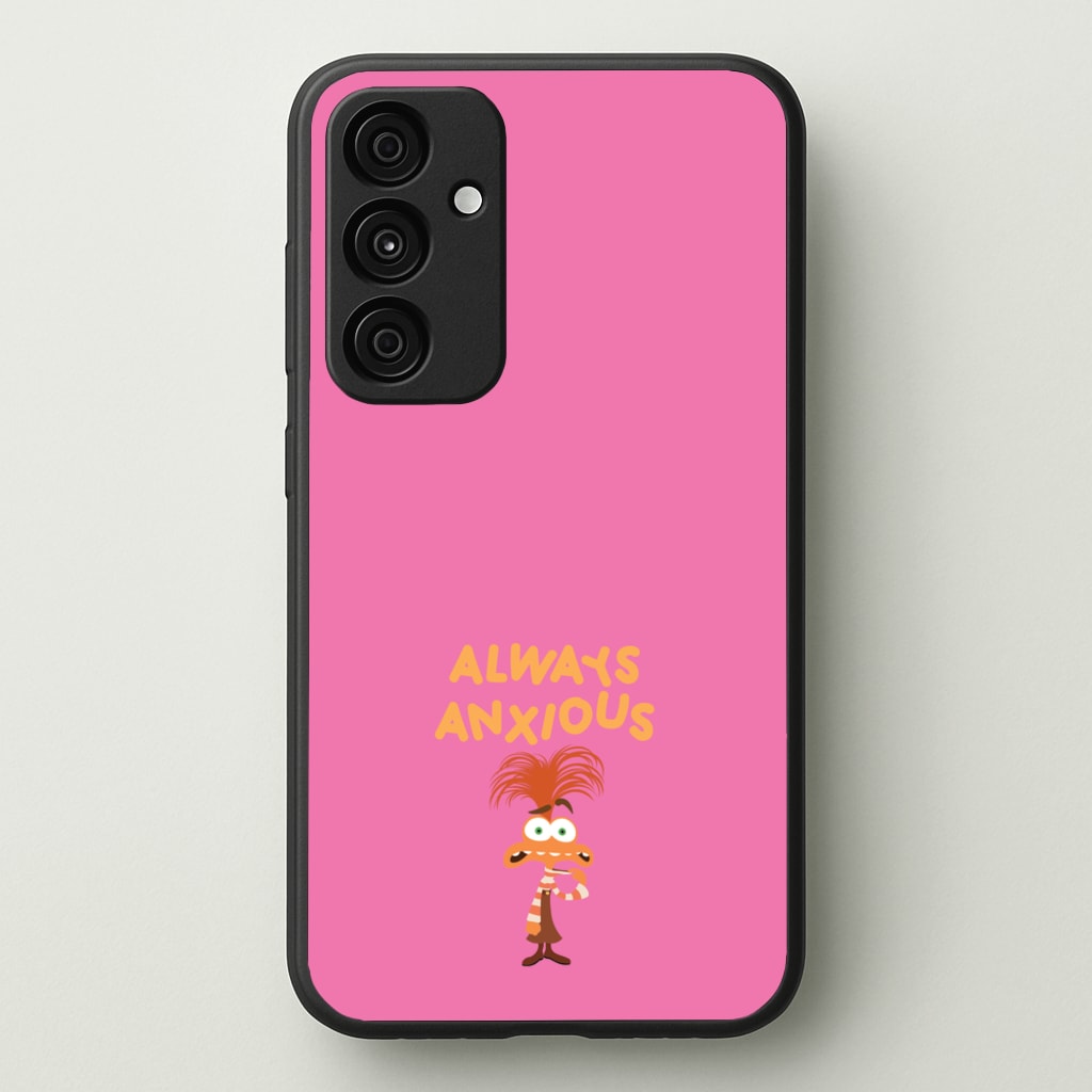 Always Anxious - Inside Out - Disney Phone Case for Galaxy A55