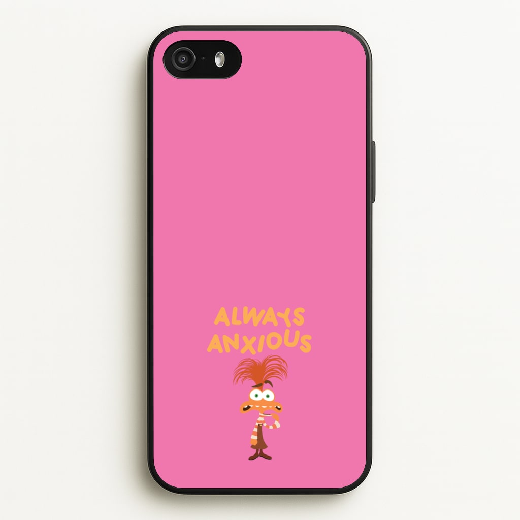 Always Anxious - Inside Out - Disney Phone Case for iPhone 5 / 5s / SE 2016