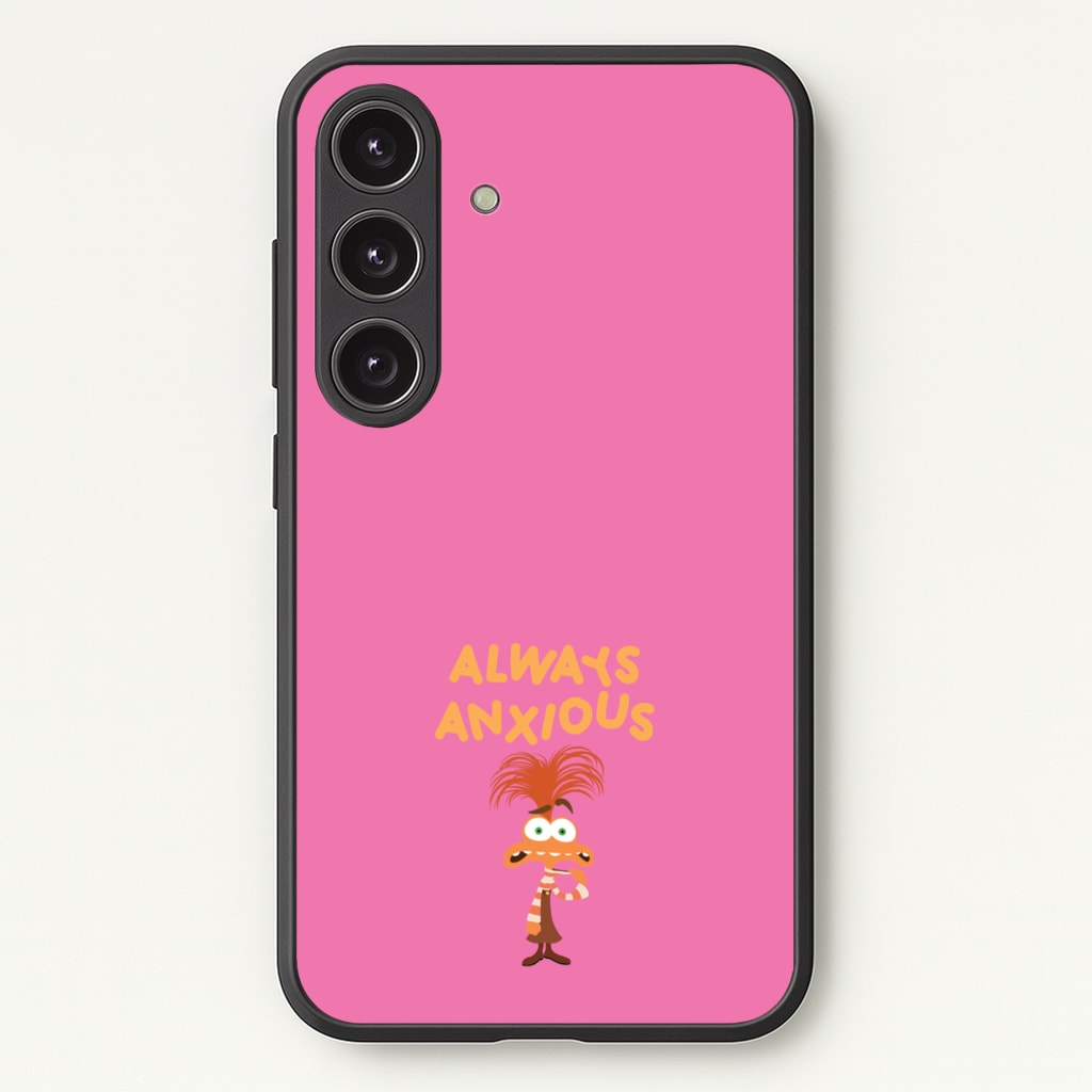 Always Anxious - Inside Out - Disney Phone Case for Galaxy S24