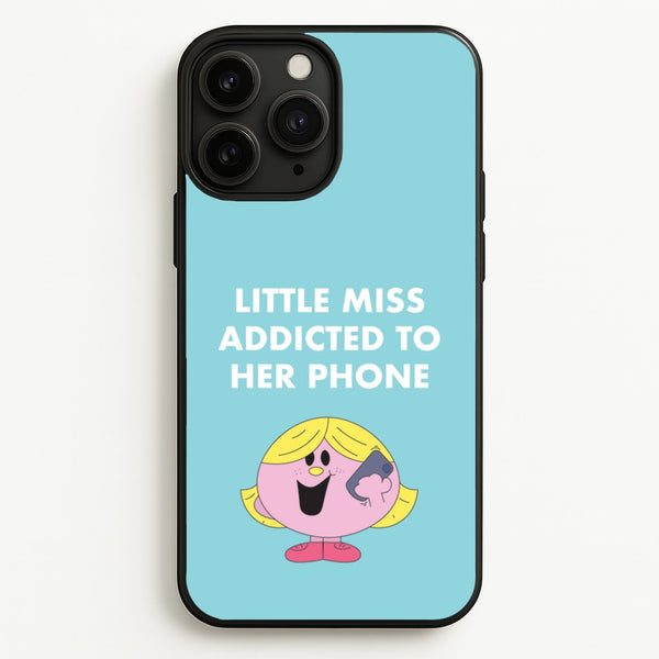 Little Miss Addicted To Her Phone - Aesthetic Quote - Aesthetic Quote Phone Case for iPhone 11 Pro