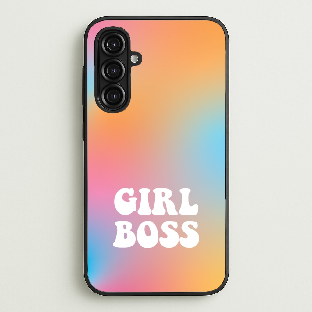 Girl Boss - Aesthetic Quote - Aesthetic Quote Phone Case for Galaxy A16