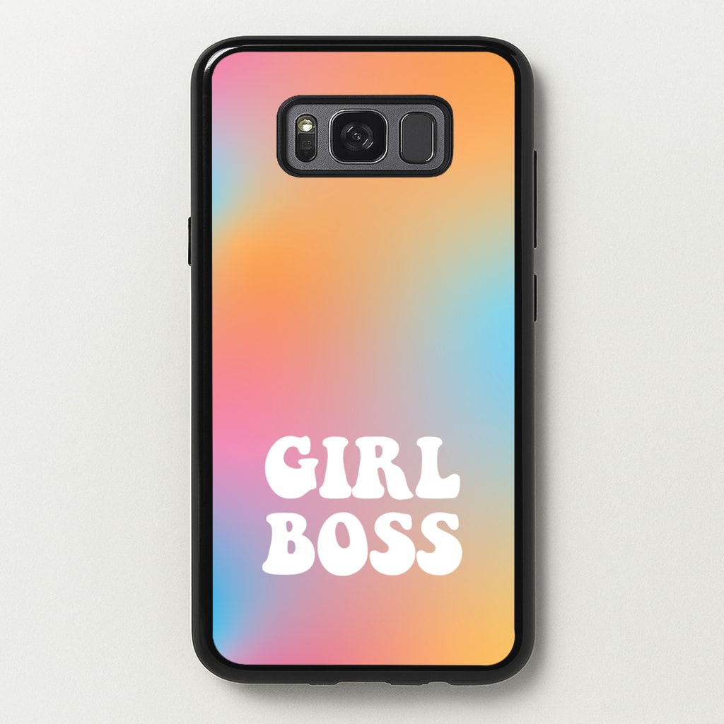 Girl Boss - Aesthetic Quote - Aesthetic Quote Phone Case for Galaxy S8 Plus