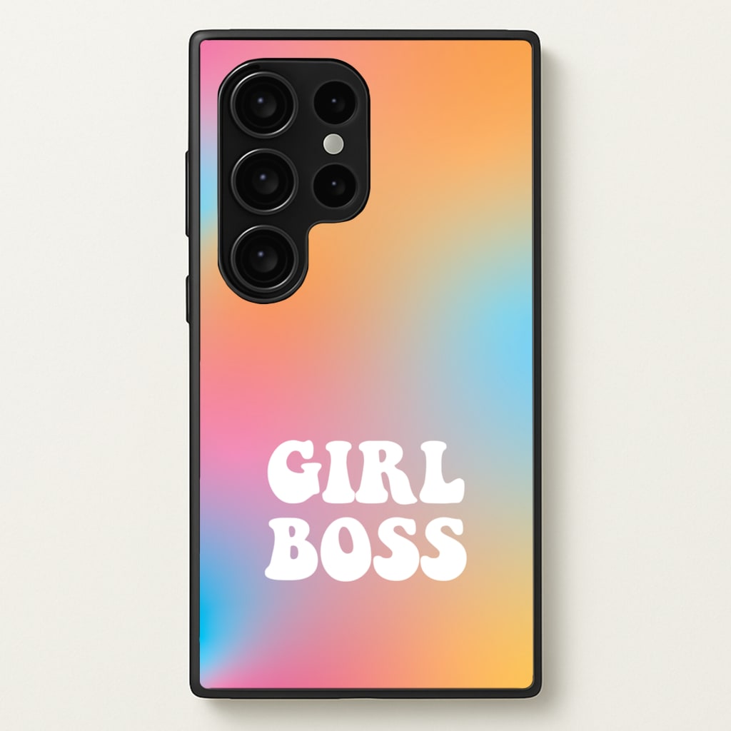 Girl Boss - Aesthetic Quote - Aesthetic Quote Phone Case for Galaxy S24 Ultra