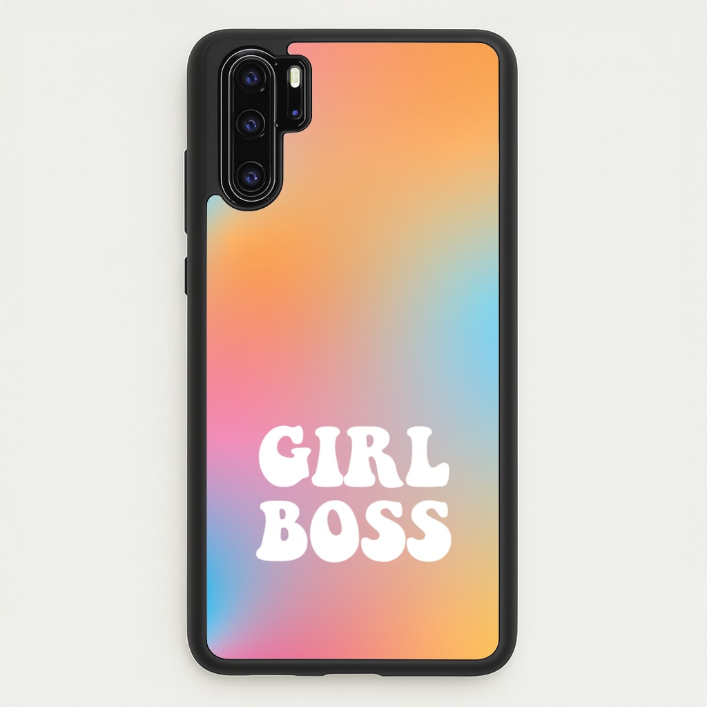 Girl Boss - Aesthetic Quote - Aesthetic Quote Phone Case for Huawei P30 Pro