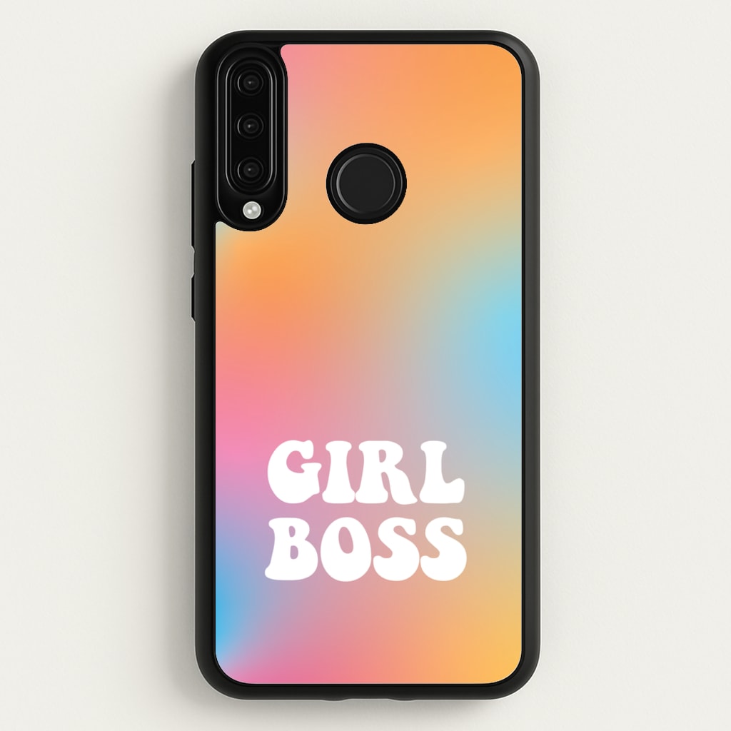 Girl Boss - Aesthetic Quote - Aesthetic Quote Phone Case for Huawei P30 Lite