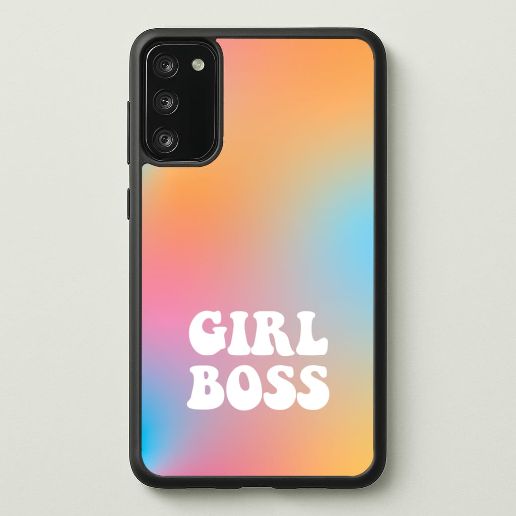 Girl Boss - Aesthetic Quote - Aesthetic Quote Phone Case for Galaxy S20FE