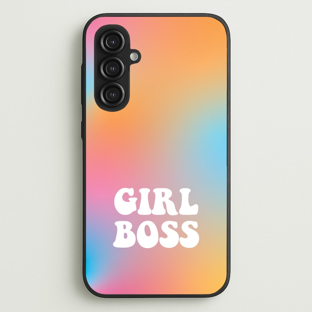 Girl Boss - Aesthetic Quote - Aesthetic Quote Phone Case for Galaxy S23FE