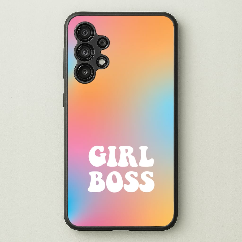 Girl Boss - Aesthetic Quote - Aesthetic Quote Phone Case for Galaxy A13