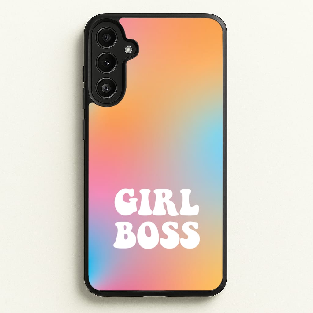 Girl Boss - Aesthetic Quote - Aesthetic Quote Phone Case for Galaxy A34