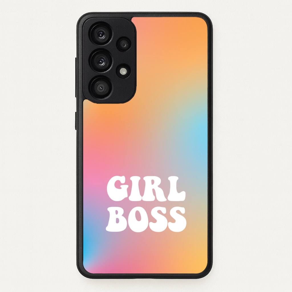 Girl Boss - Aesthetic Quote - Aesthetic Quote Phone Case for Galaxy A53