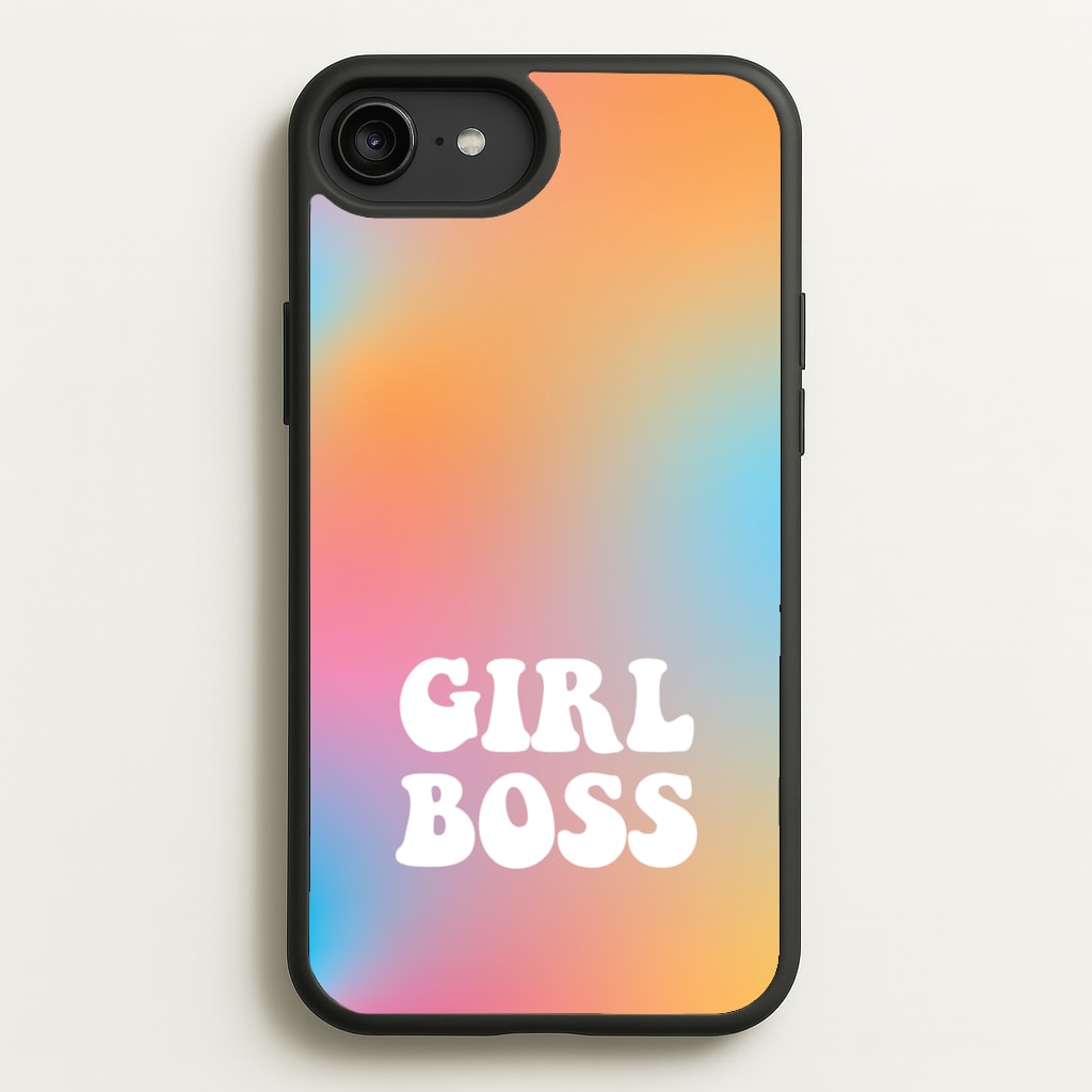 Girl Boss - Aesthetic Quote - Aesthetic Quote Phone Case for iPhone 6 Plus / 7 Plus / 8 Plus