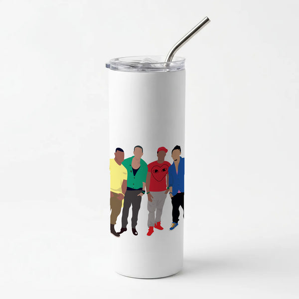 Members Purple Skinny Tumbler