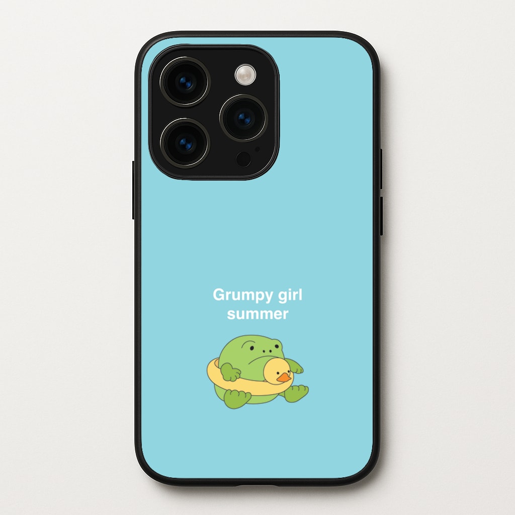 Grumpy Girl Summer - Plushy - Plushy Phone Case for iPhone 15 Pro Max