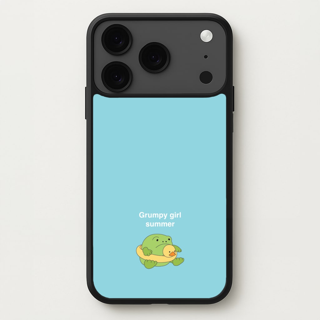 Grumpy Girl Summer - Plushy Phone Case for iPhone 17 Pro