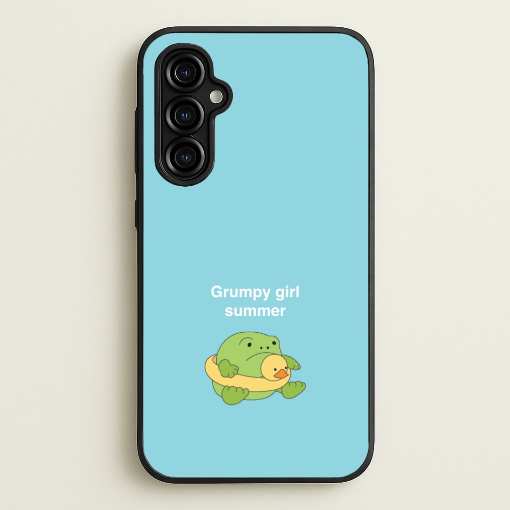 Grumpy Girl Summer - Plushy - Plushy Phone Case for Galaxy A54