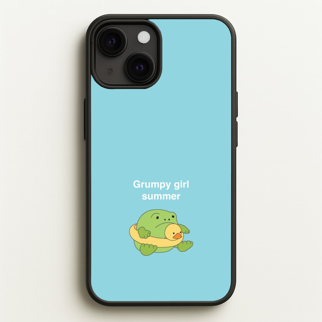 Grumpy Girl Summer - Plushy - Plushy Phone Case for iPhone 13 Mini