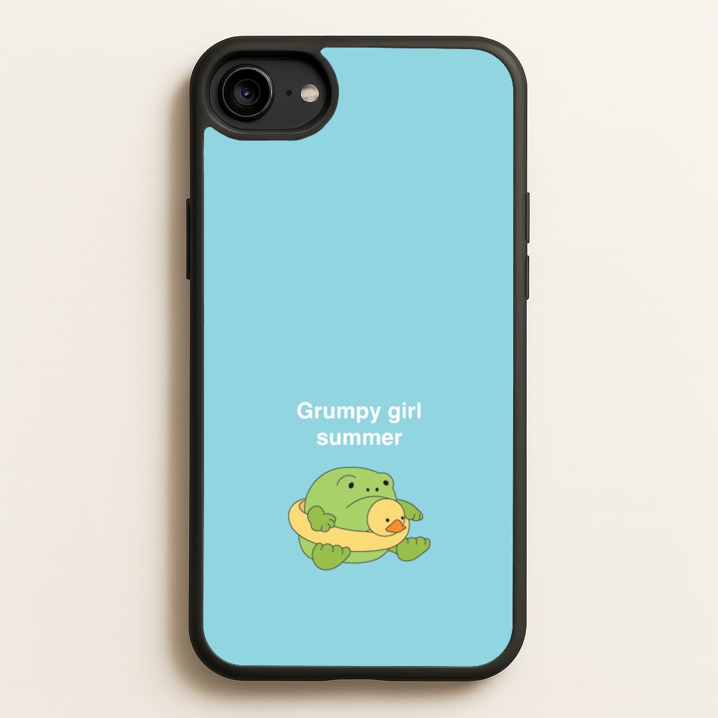 Grumpy Girl Summer - Plushy - Plushy Phone Case for iPhone 6 / 7 / 8 / SE