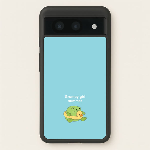 Grumpy Girl Summer - Plushy - Plushy Phone Case for Google Pixel 8a