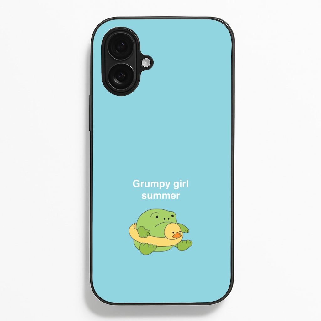 Grumpy Girl Summer - Plushy - Plushy Phone Case for iPhone 16 Plus