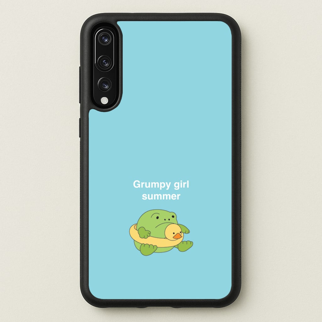 Grumpy Girl Summer - Plushy - Plushy Phone Case for Huawei P20 Pro