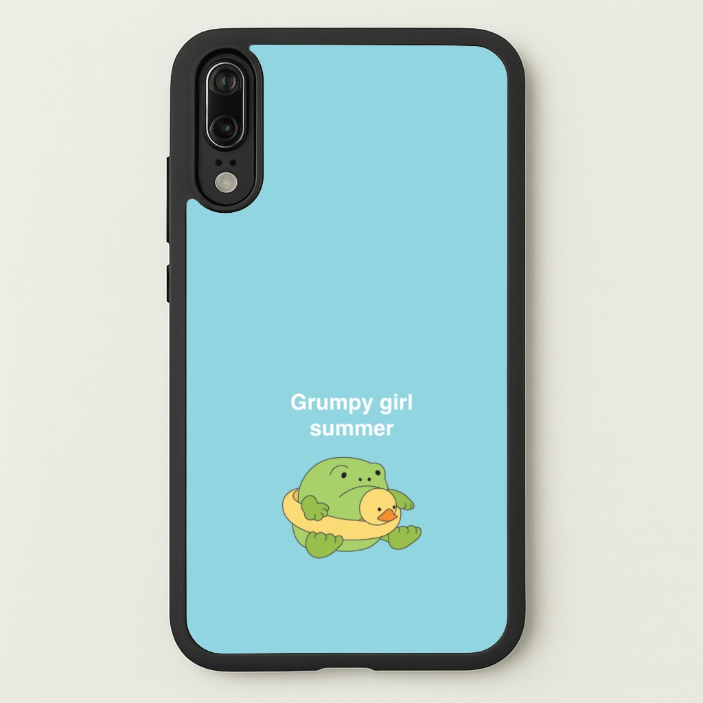 Grumpy Girl Summer - Plushy - Plushy Phone Case for Huawei P20