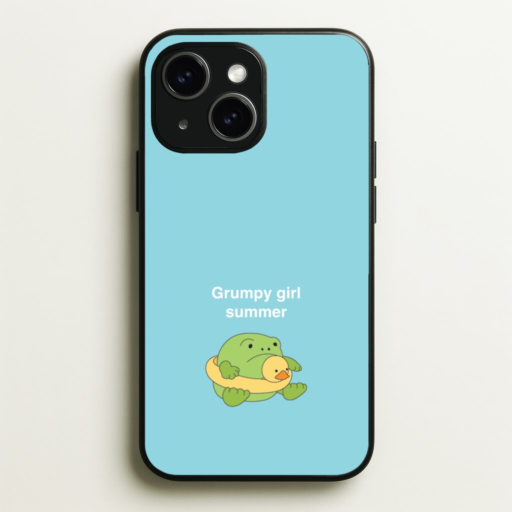 Grumpy Girl Summer - Plushy - Plushy Phone Case for iPhone 15 Plus